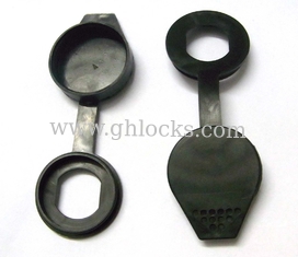 China WP003 plastic Zwarte Waterdichte Dekking voor Diameter 19mm Sloten leverancier