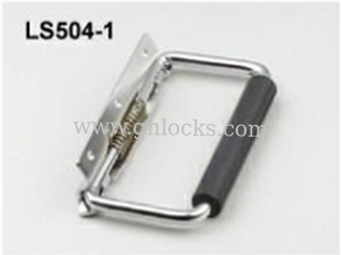 China De heldere Chrome-platerende handvatten van de staal industriële deur ls504-1 kabinetshandvat, deurhandvat leverancier
