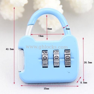 Klein Hangslot/van Bagagecombinatie Sloten Mini PadLock leverancier